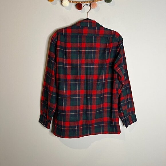 Pendleton Vintage 1960's Pure Wool Kilgore Tartan button down shirt - Picture 6 of 8